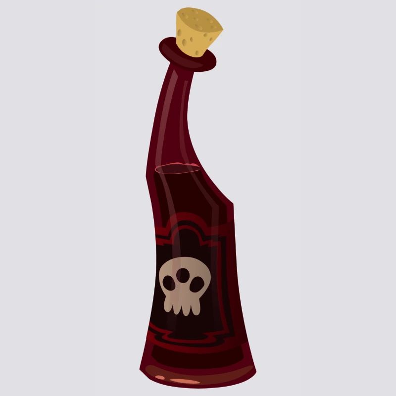 Flasche mit Gift
