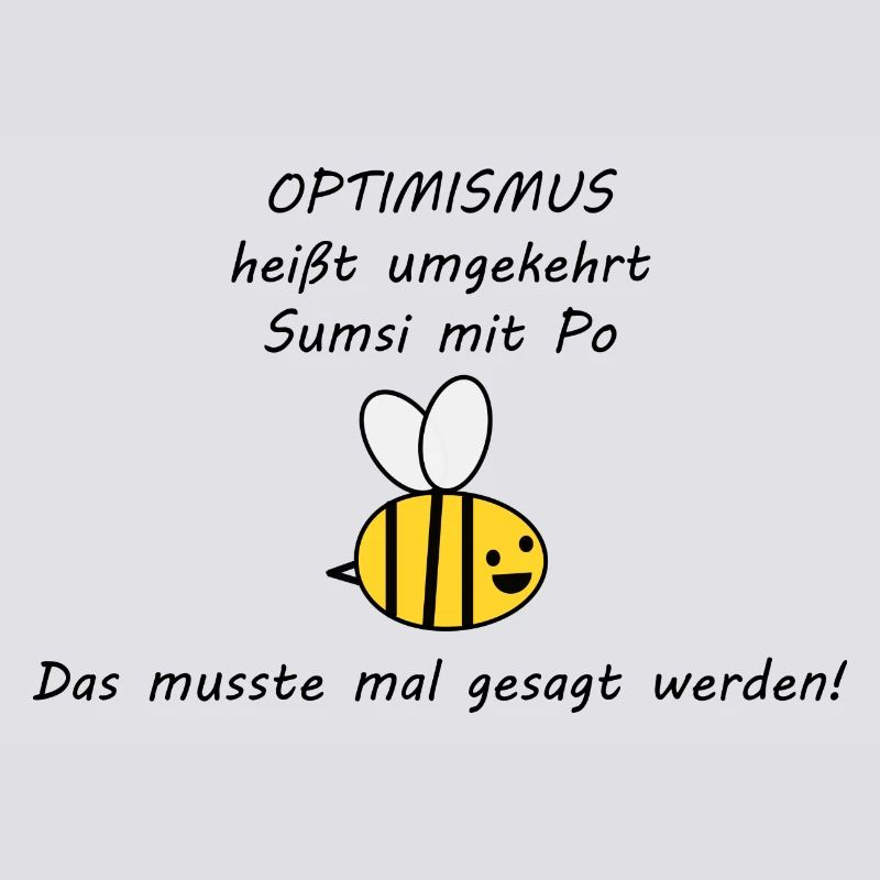 Optimistische Biene