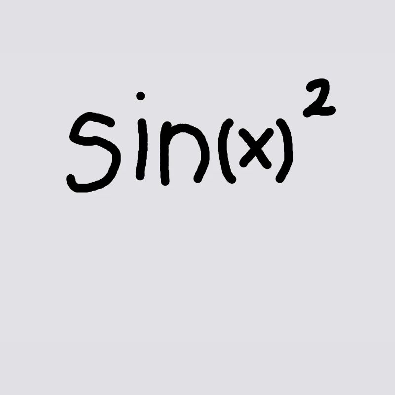 sin (x) 2 + cos (x) 2 = 1 sin
