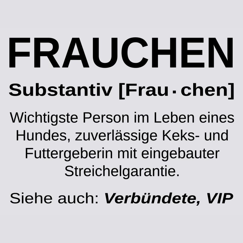 Frauchen Substantiv