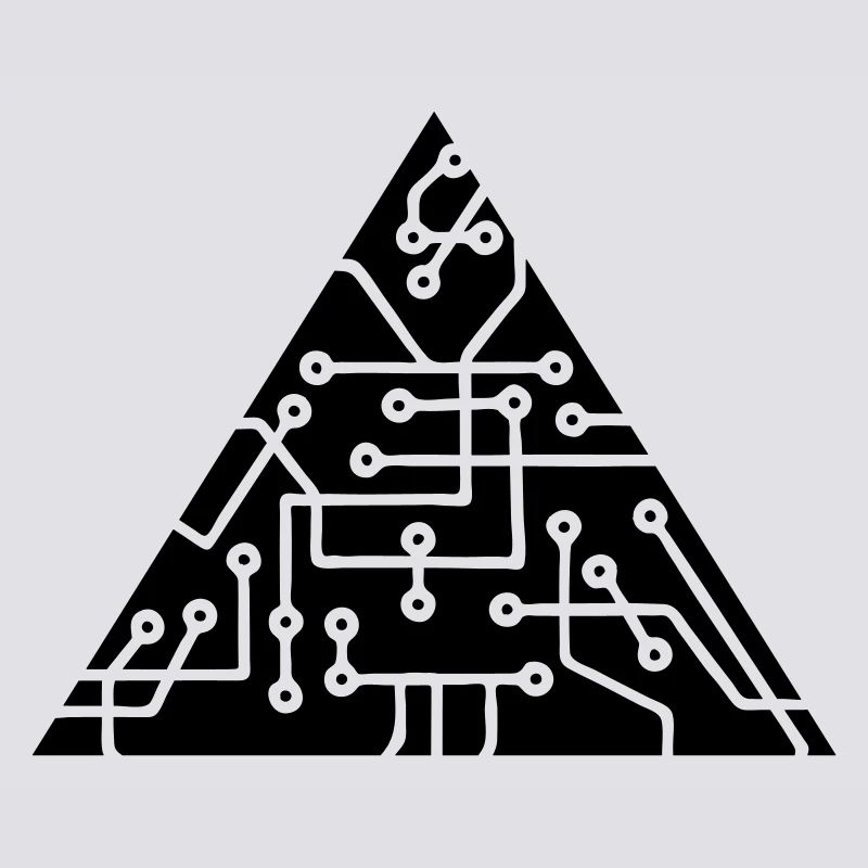 triangular shape microchip technology cool design