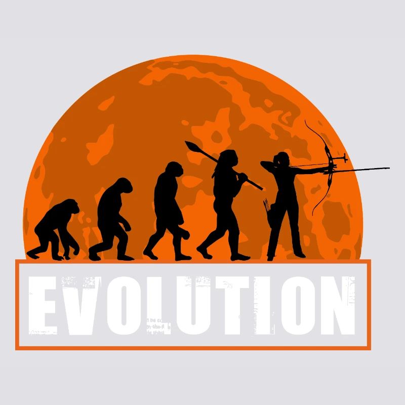 Archy Evolution Hunter Silhouette Rétro Vintage