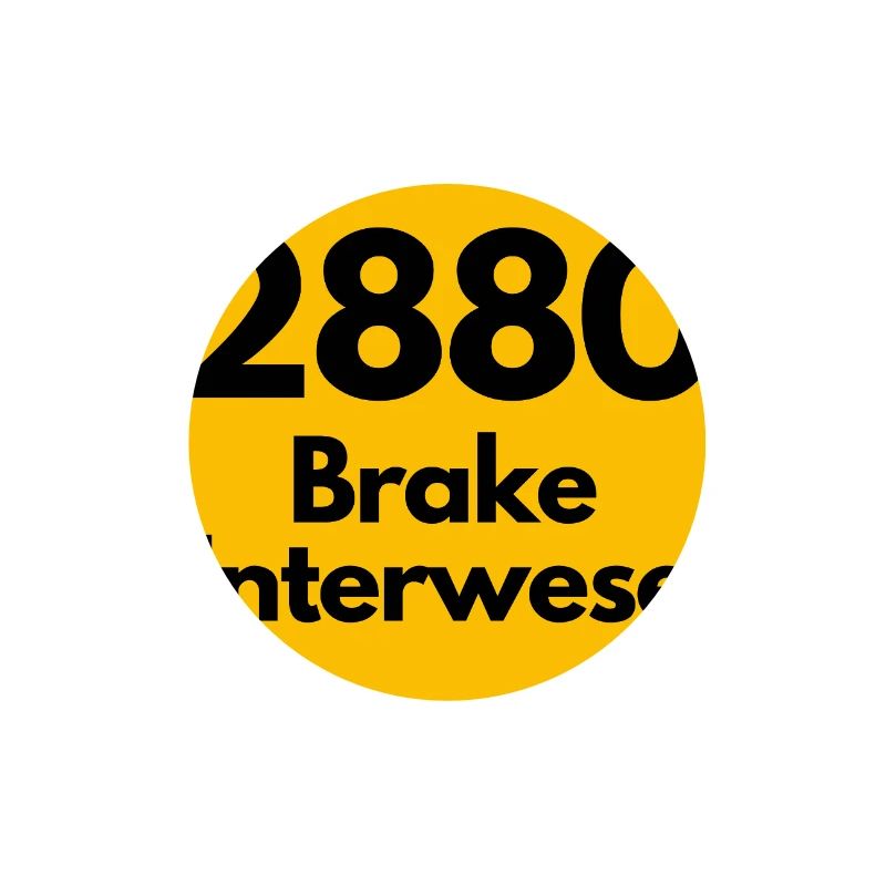 OLD POSTCODE ZIP CODE RETRO 2880 BRAKE UNTERWESER!