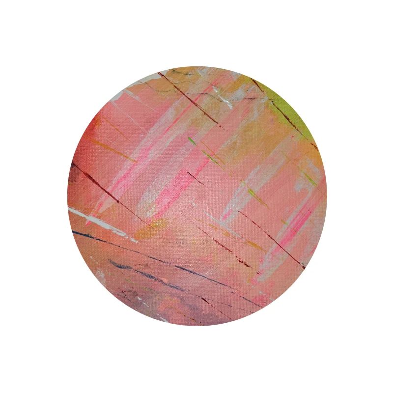 Neon Diagonal Stripe Abstract