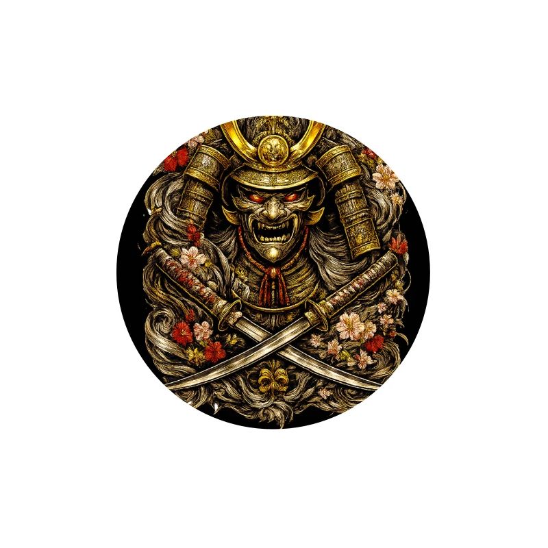 Samurai Blossom Helmet