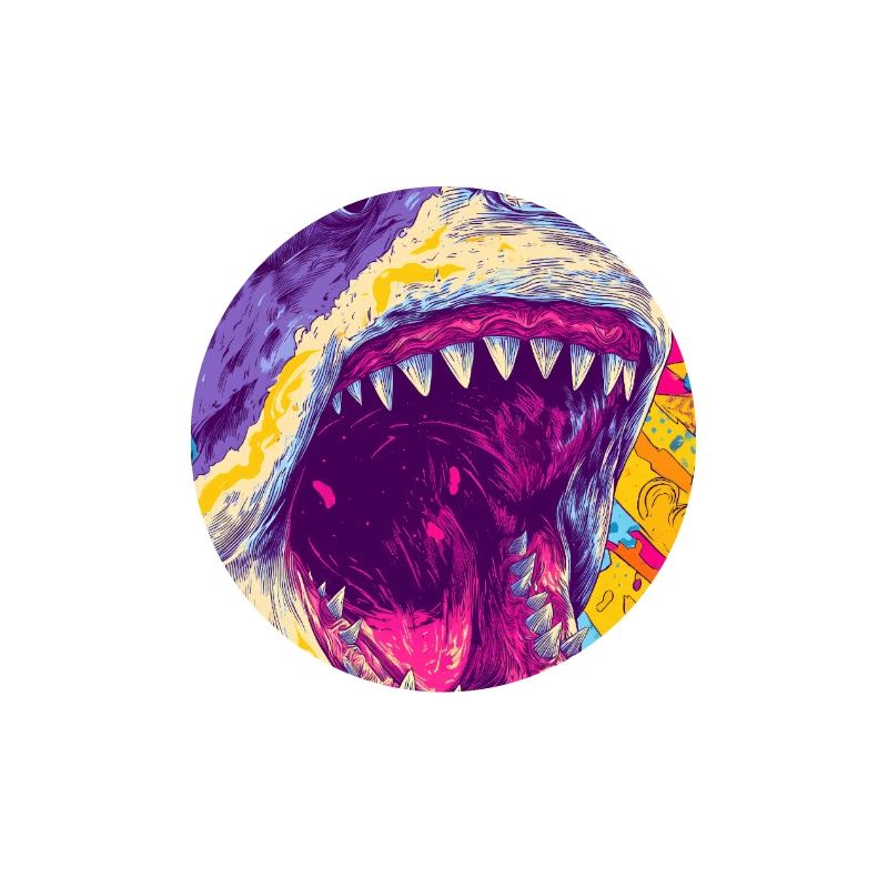 Psychedelic Shark Burst