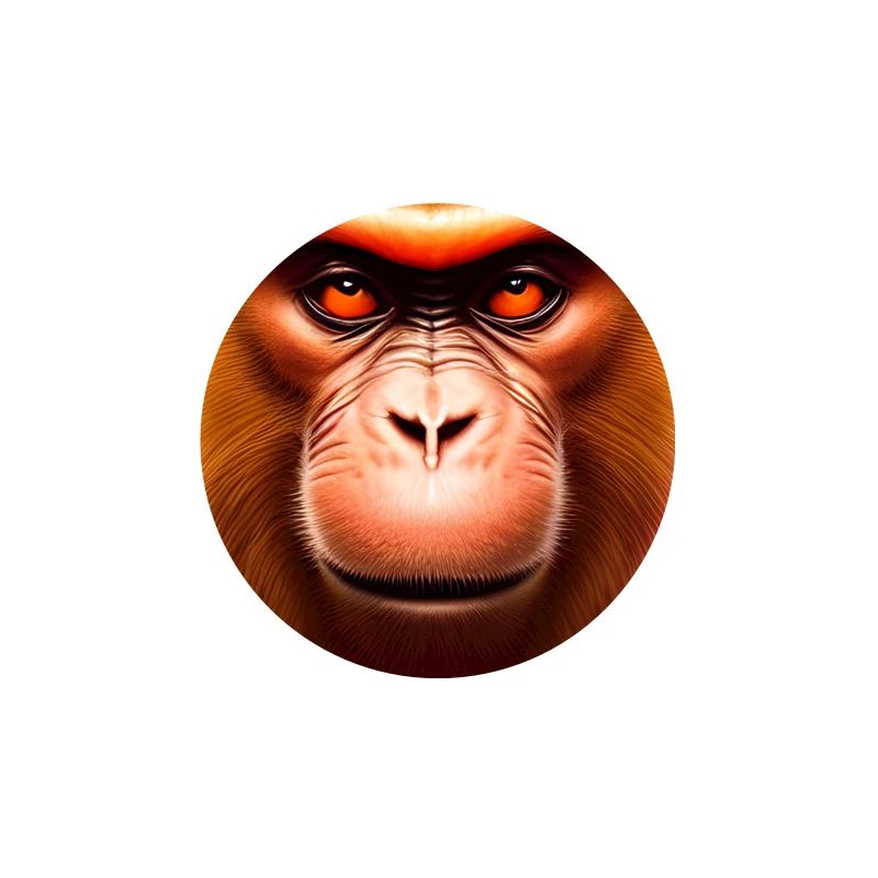Cooler Affe