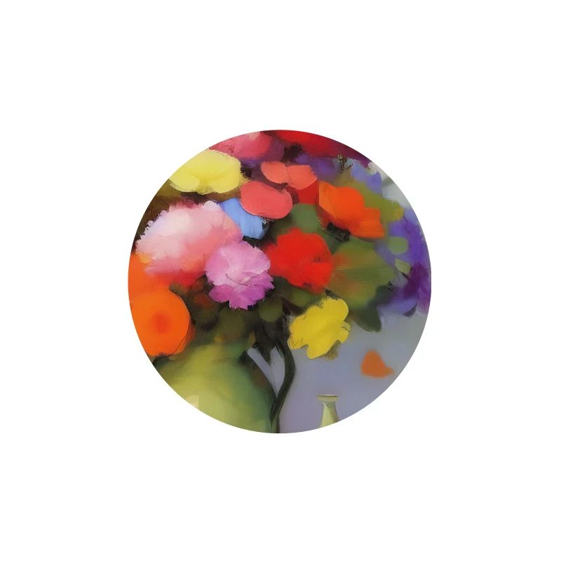 Fleurs et papillon