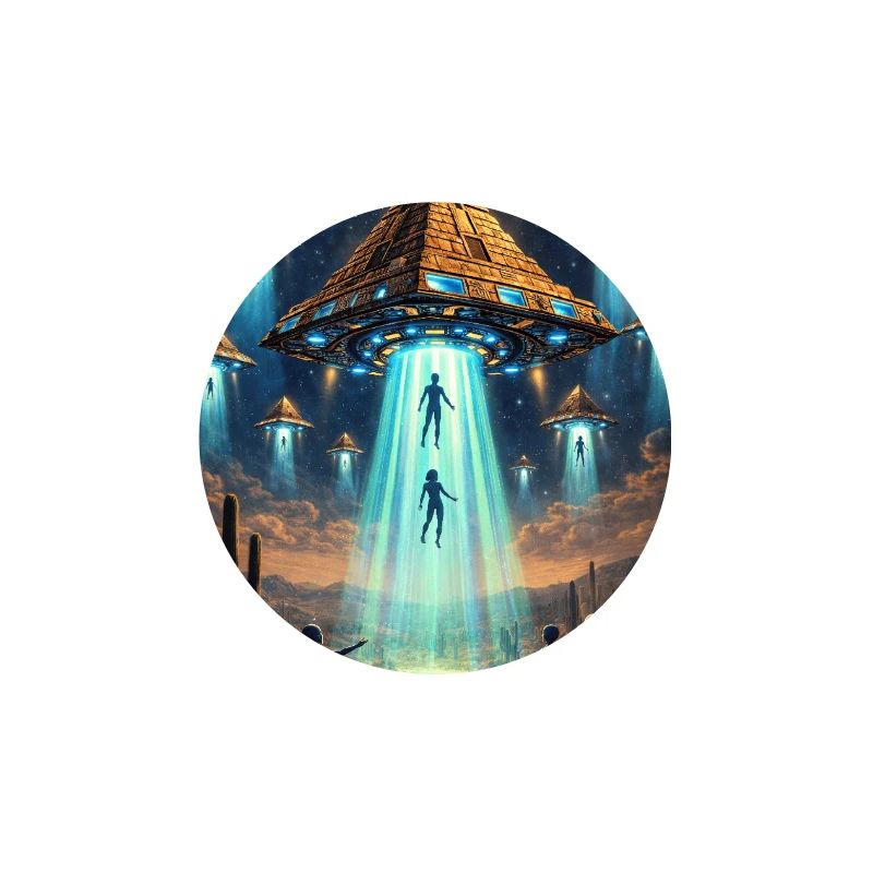 Fusée pyramidale extraterrestre OVNI