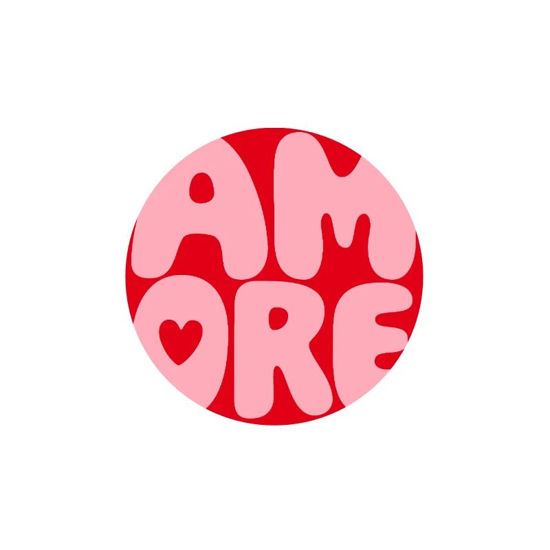 Amore Retro Bubblenschrift