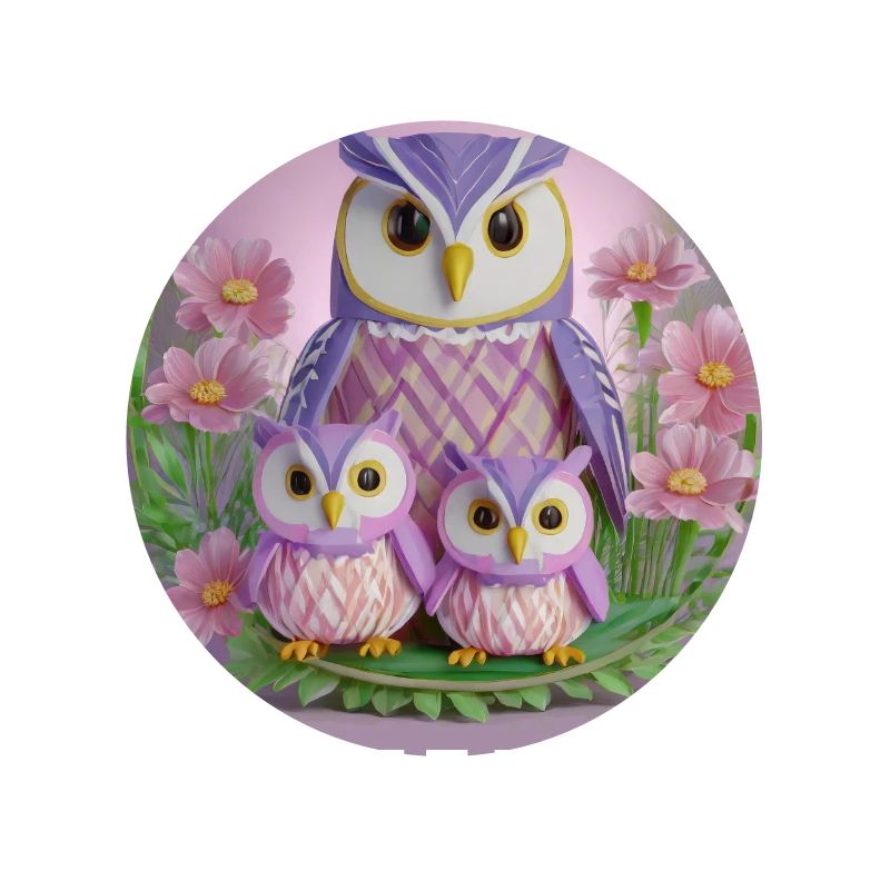 Muttertag Eulenfamilie