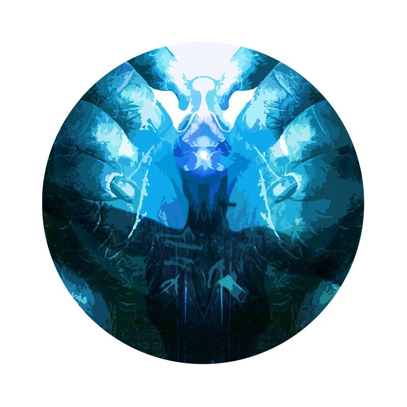 Reflective Deep Blue Creature