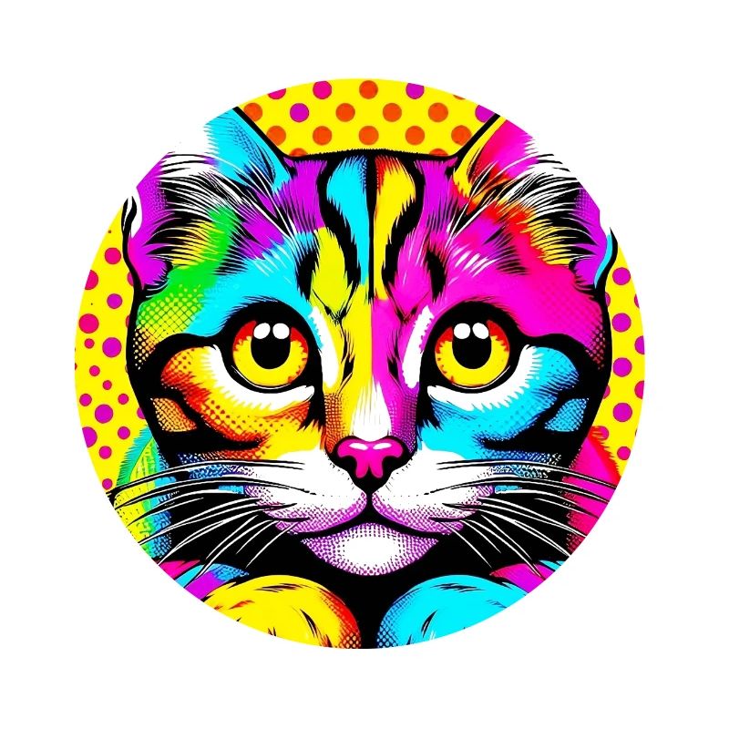 Cat Pop Art