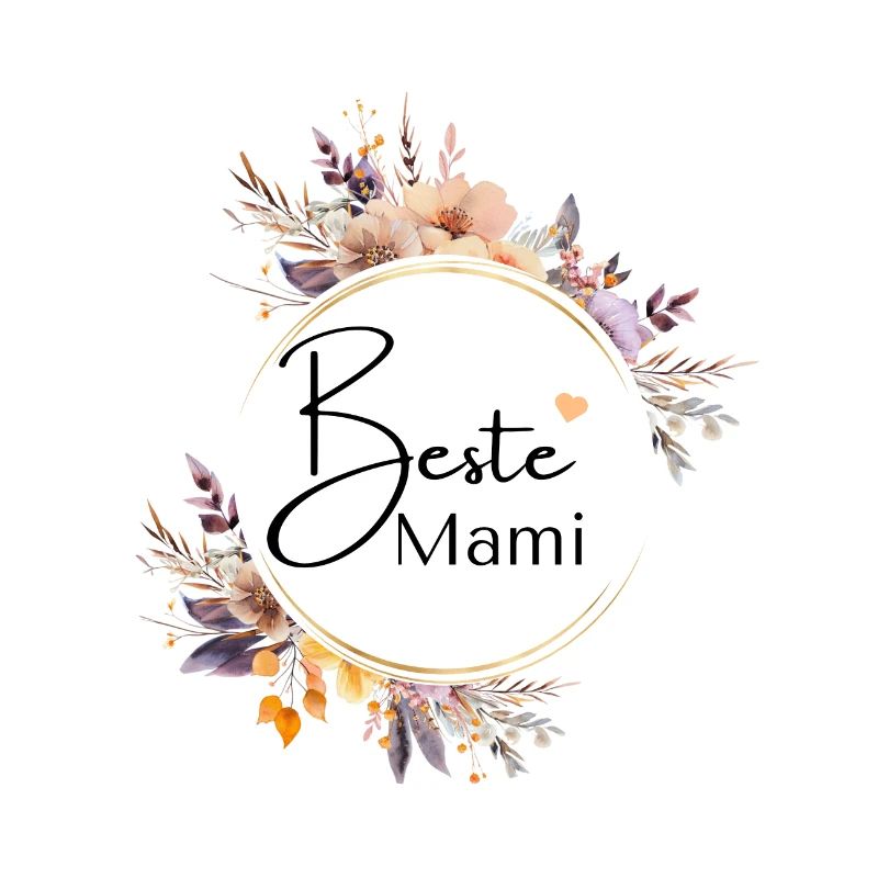 Beste Mami! Boho-Blumen-Kreis