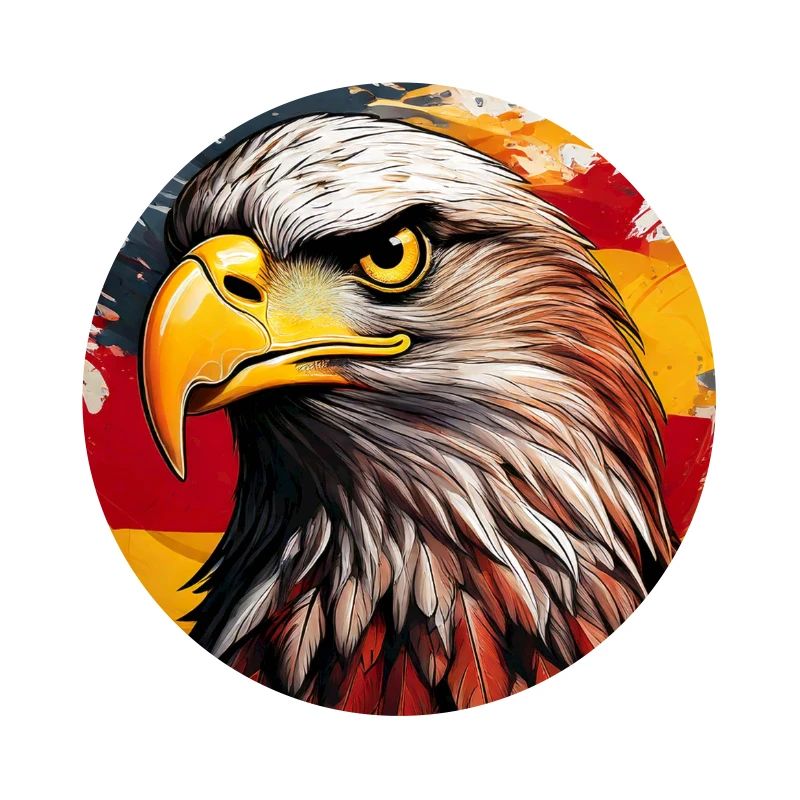 Explosion de l’œuvre d’art Eagle Head