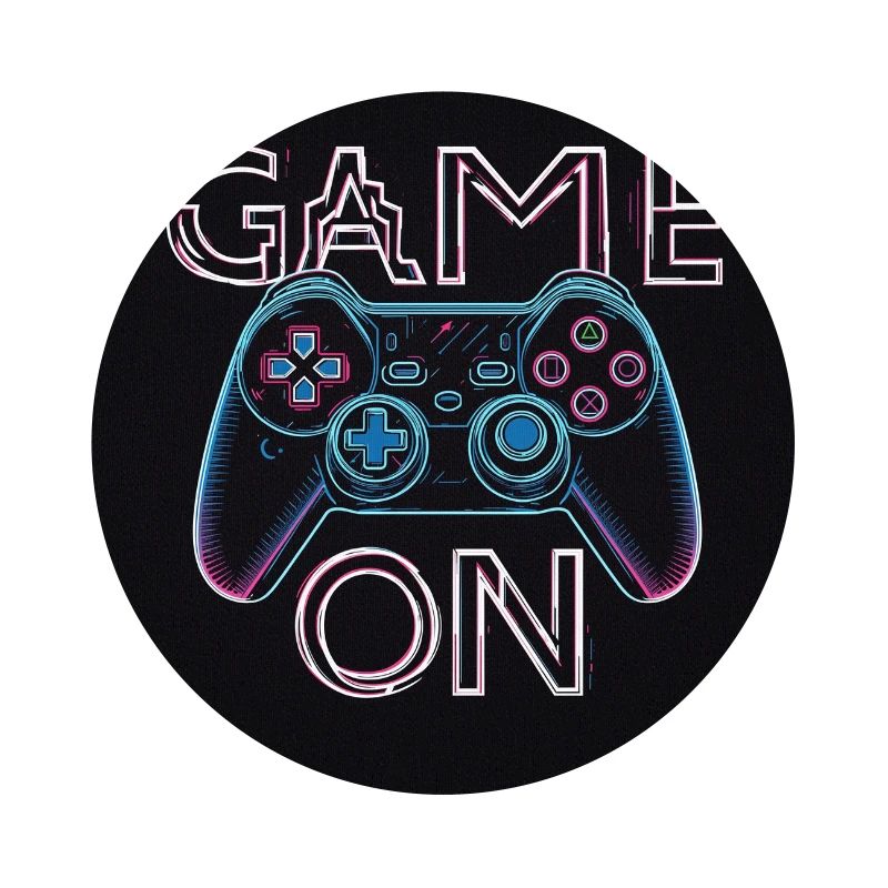 Neon Gaming Controller Design