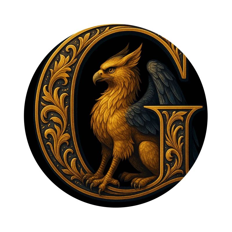 G – Magic Ornament with Griffin