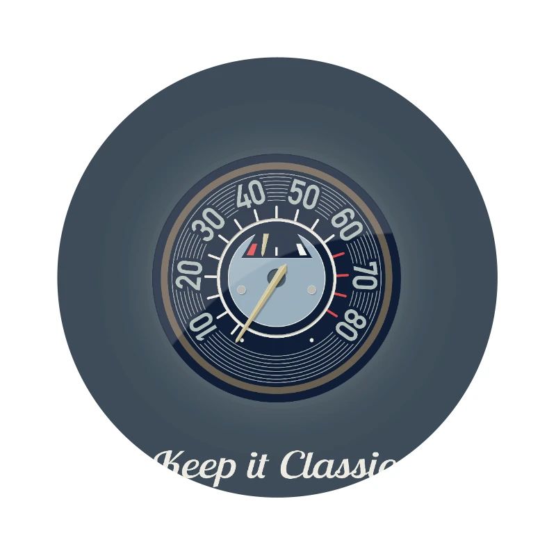 Restez classique - Conception rétro du compteur de vitesse