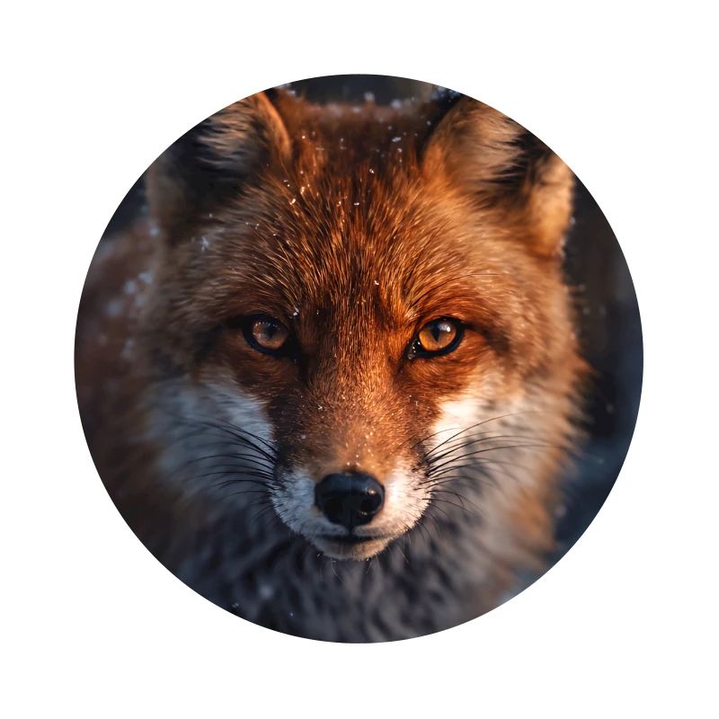 Fuchs-Erkundung bei Einbruch der Dämmerung