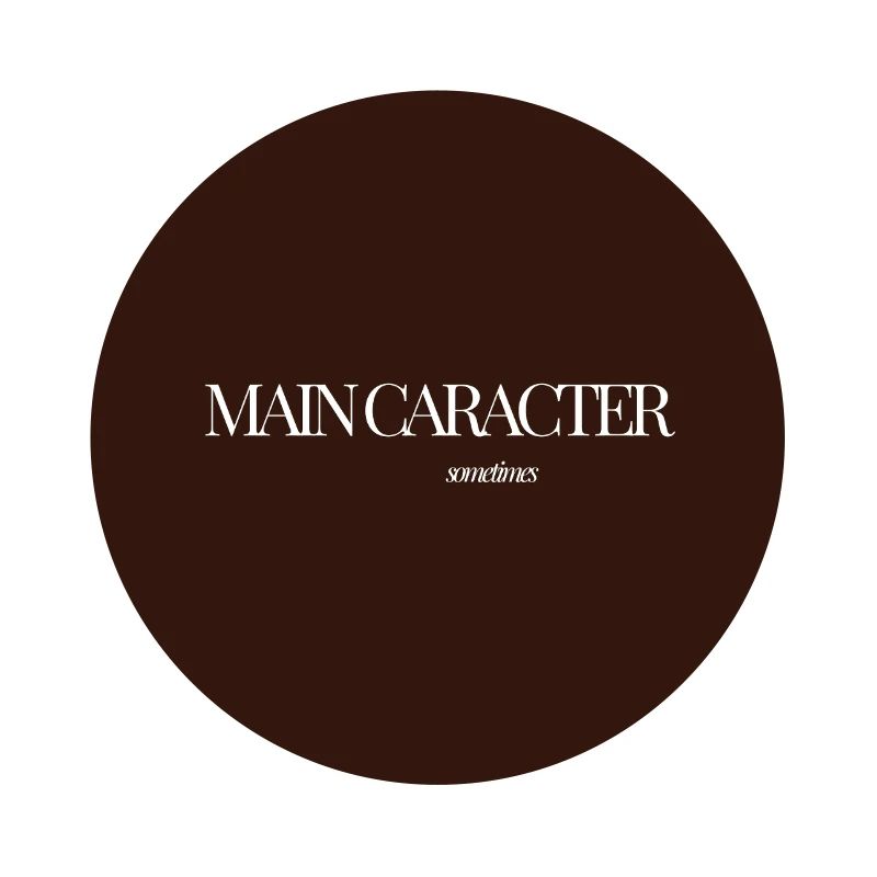 "CARACTER SOMETIMES" Graphic Tee Design