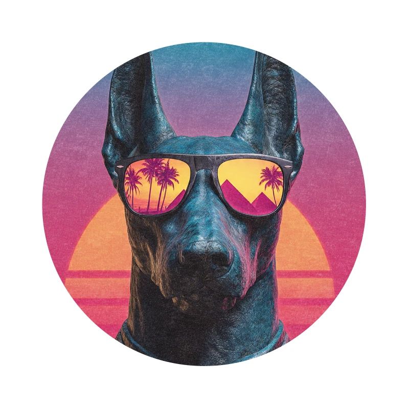 Anubis Synthwave - Gott auf Urlaub