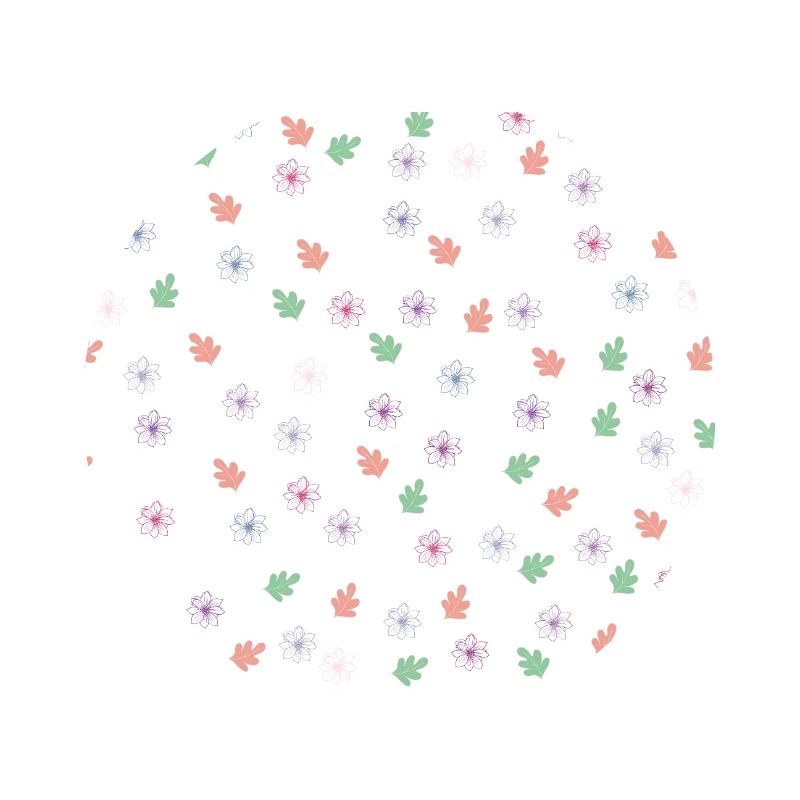 Flower & Leaf Pattern