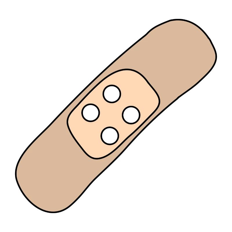 Patch, blessure, blessure, guérison, idée cadeau