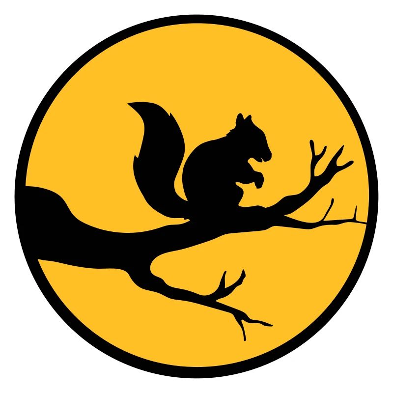 moon circle round night shadow branch black eichhoe