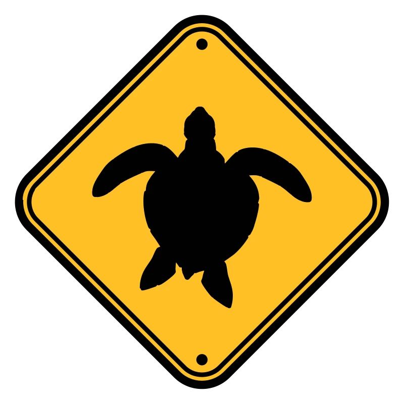 Shield zone warning caution note beware of wastes