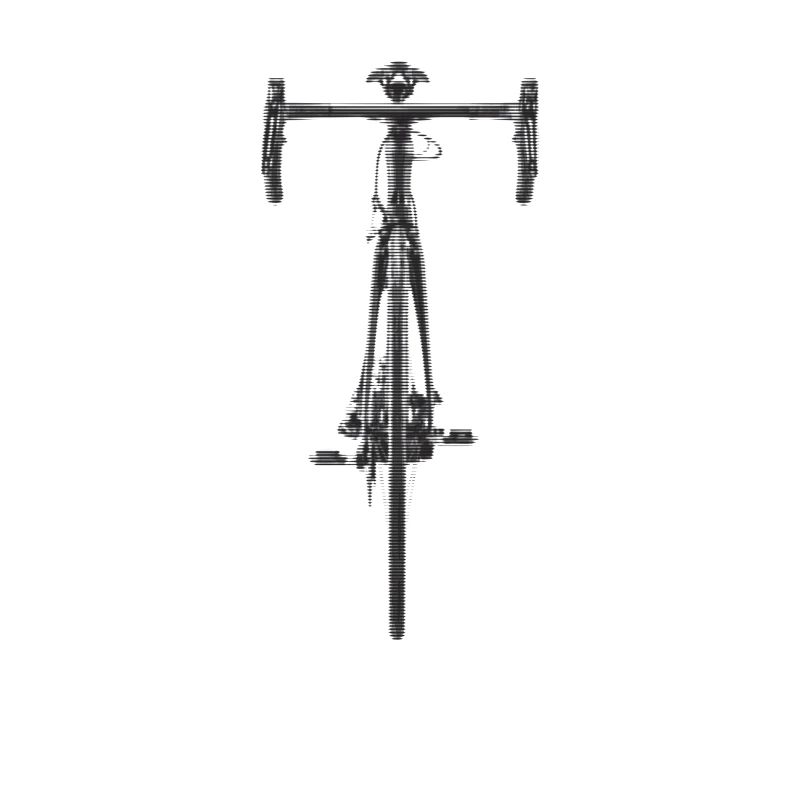 Bicycle front front lines grid shirt