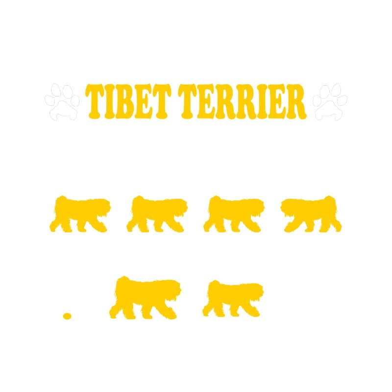 Tibet Terrier Tempelhund Stubborn Tricks Spruch