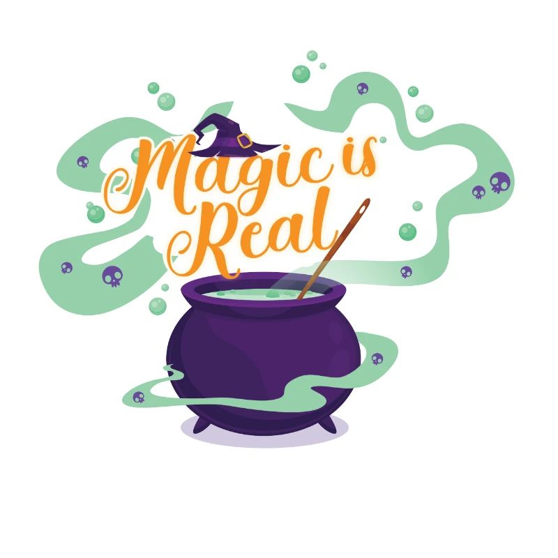 Magic is real witch magic potion magic Halloween