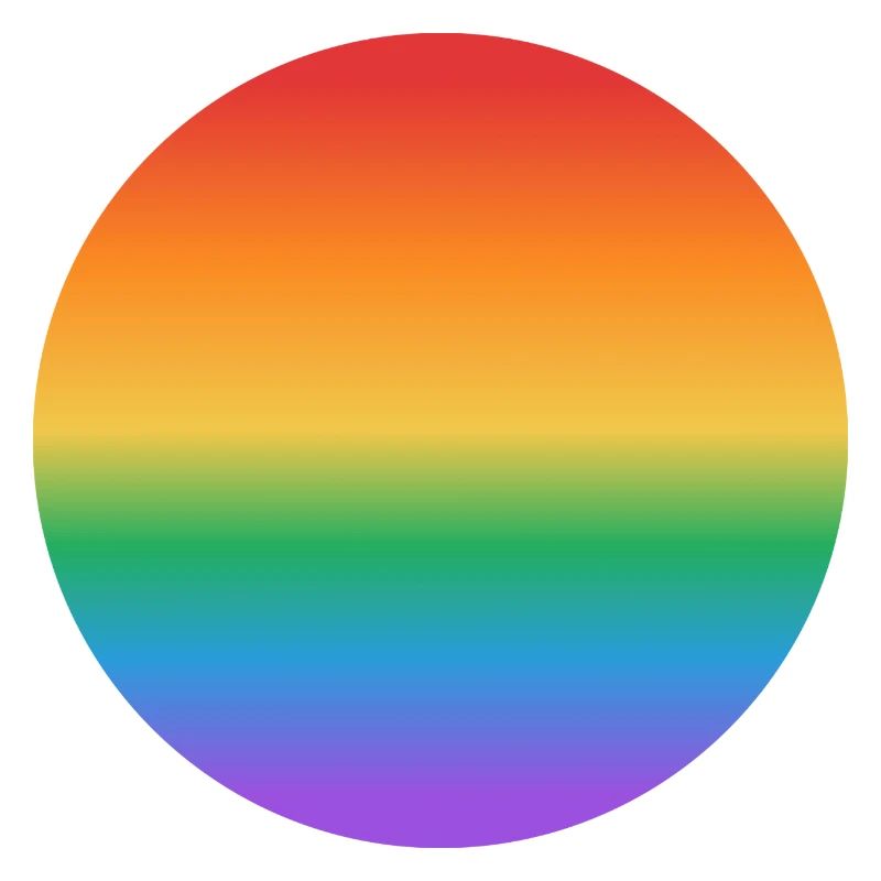 Rainbow gradient circle