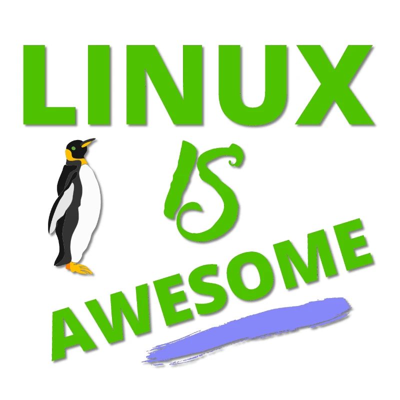 Linux is awesome - Geschenk für Computer Freaks