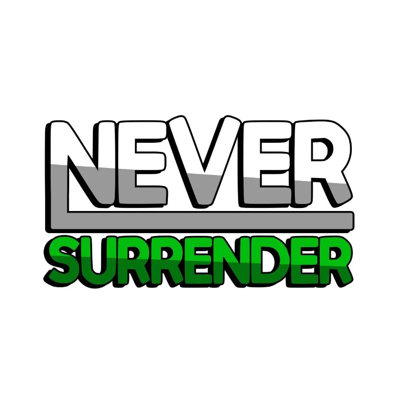 NEVER SURRENDER (Vert) - Jeux