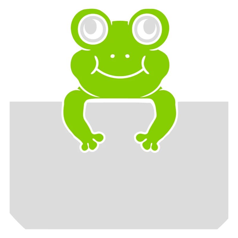 Texte présent Comic Frog