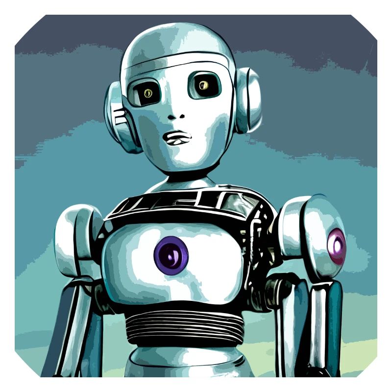 Robot, android, cyborg, science fiction