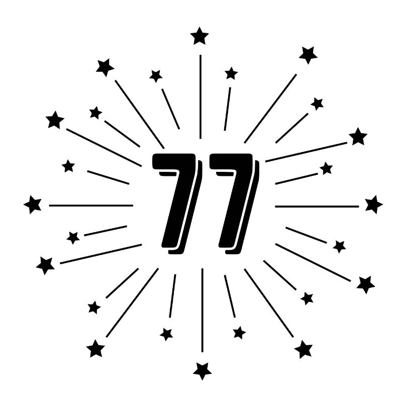 77th Starry Anniversary - Gift 77 Years