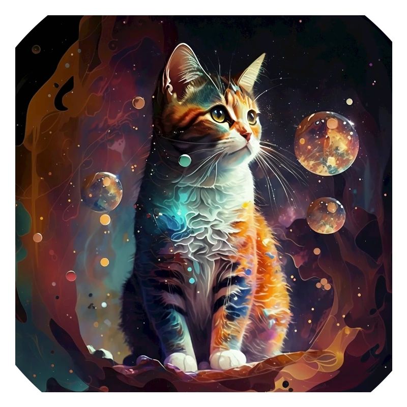 Psychedelic cat