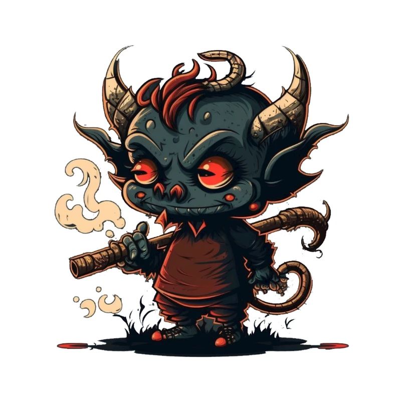 A cute demon