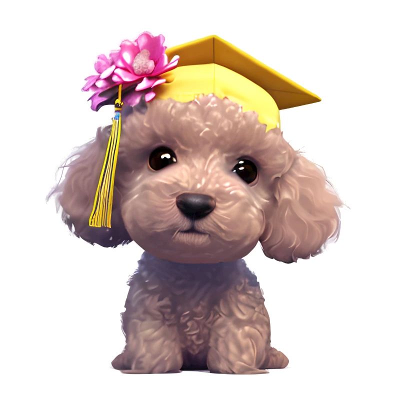 Bachelor Pudel Studium Hunde Schulabschluss