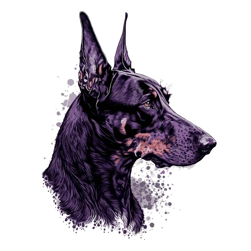 Doberman orgoglioso
