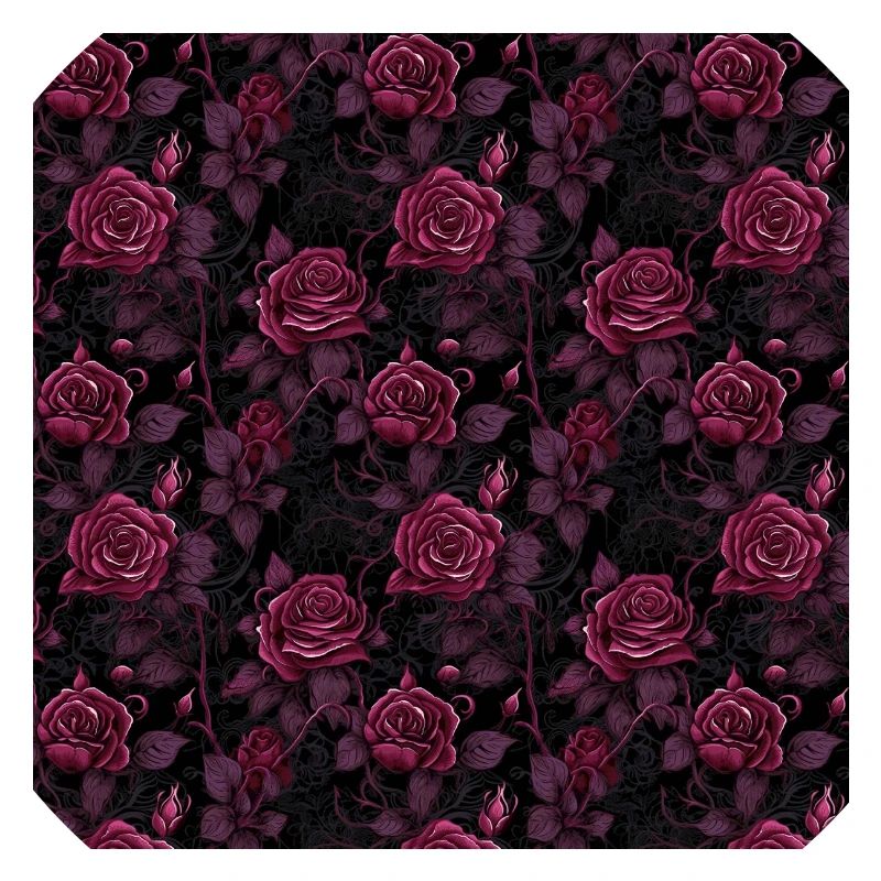 Roses Seamless Pattern Beautiful Elegant Aesthetic