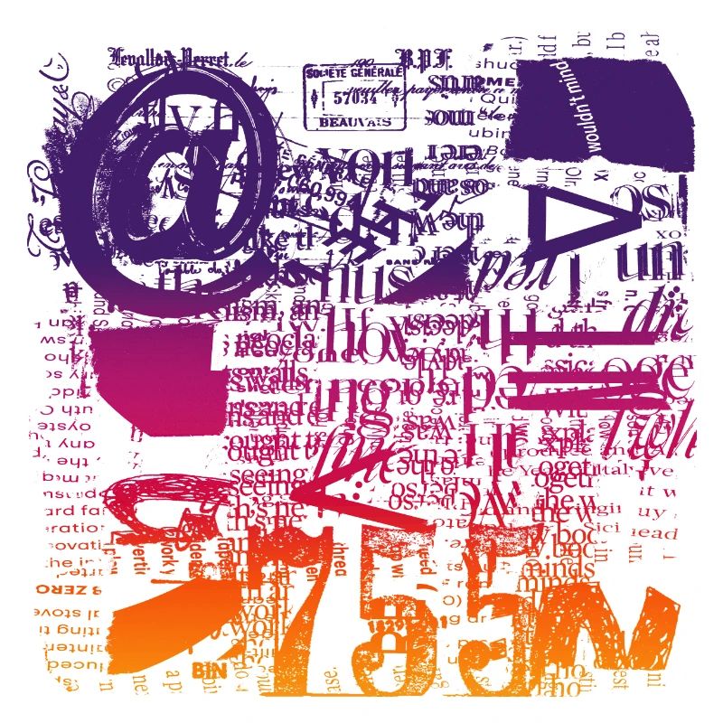 Newspaper Clips Scrapbook Magazines Alphabet Code