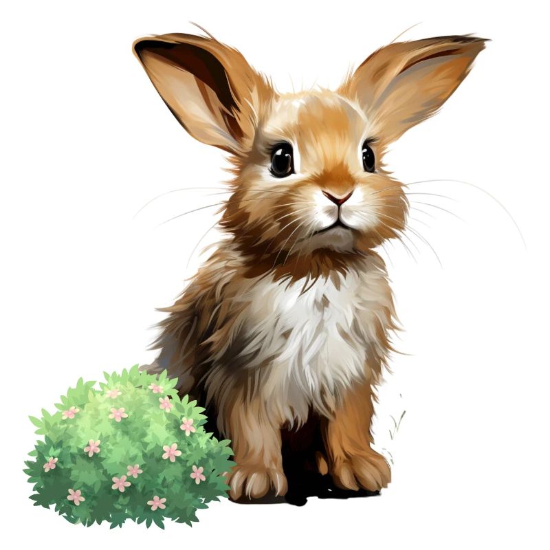 Cute Rabbit Realistic Bunny Bunny