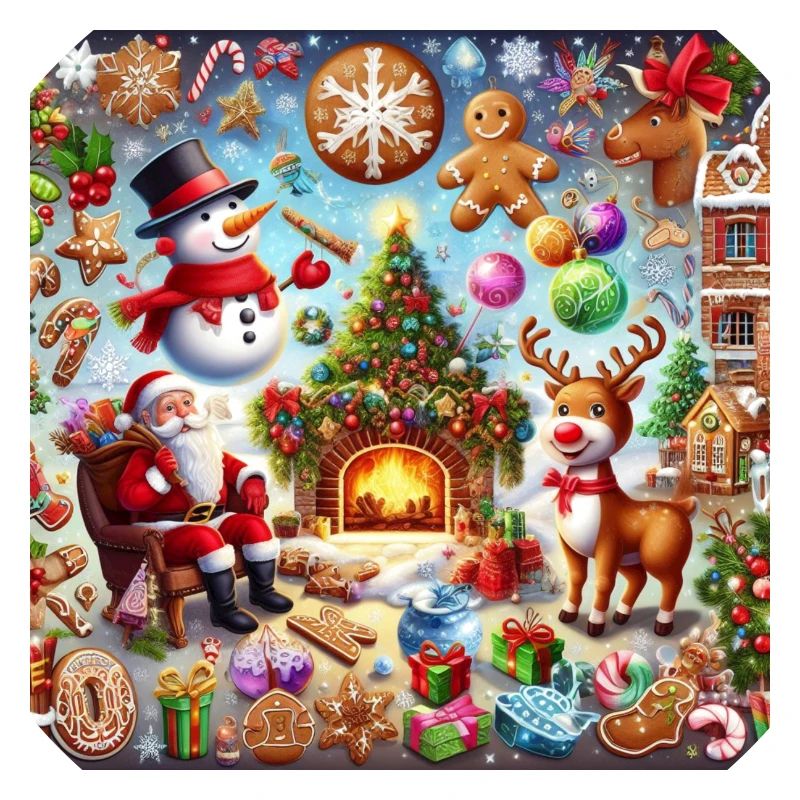 Weihnachtsmärchen-Collage