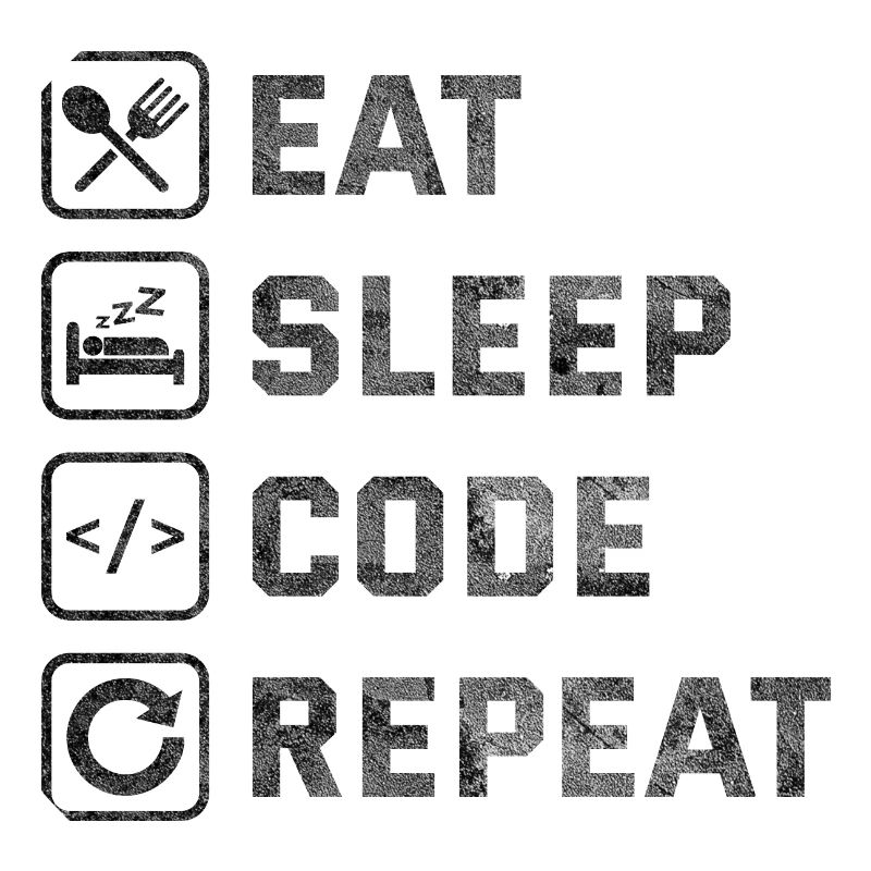 Répétition du code Eat Sleep