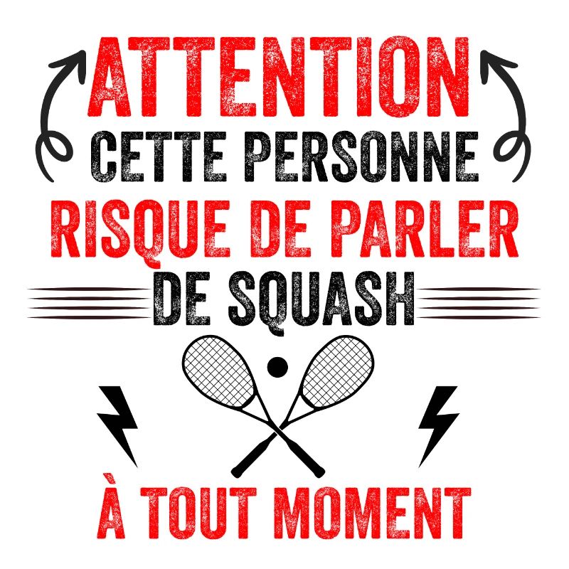 Squash idée cadeau Squash Attention SQUASH