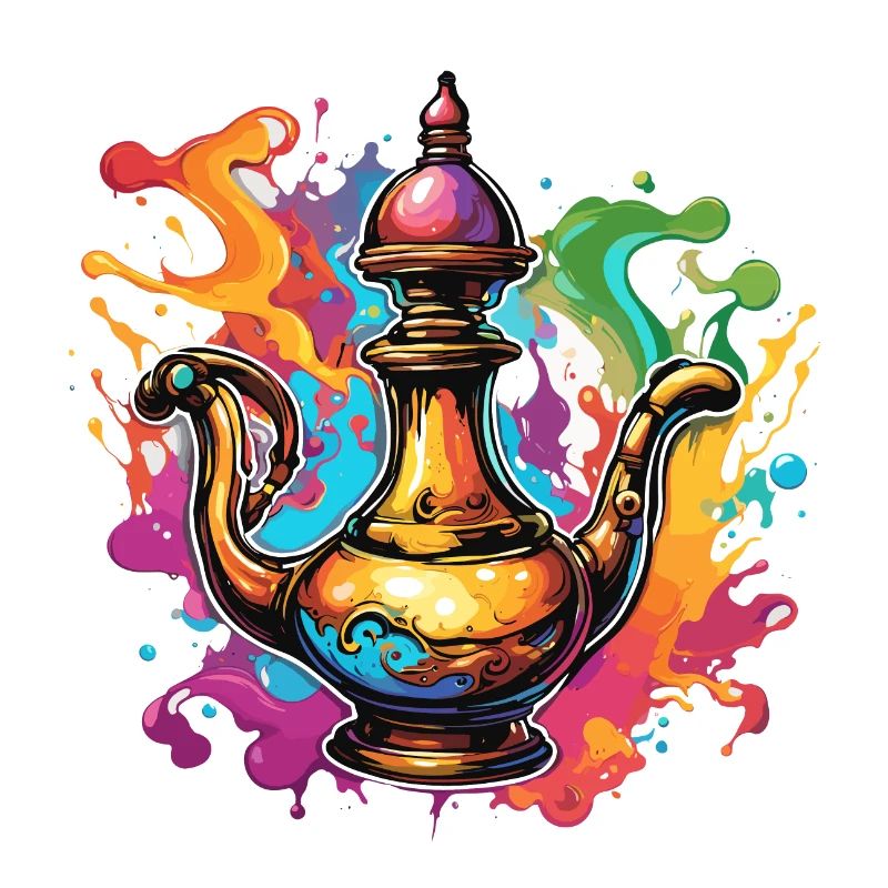 Magic Lamp / Wishes /Orient / Miracle / Genius