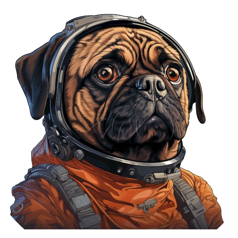 Pug Austronaut